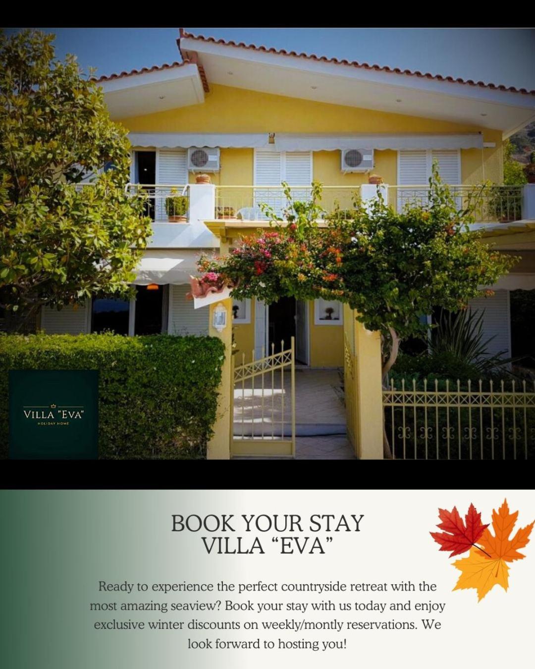 Villa "Eva" - Entire Beachfront Holiday Home - 4S Agia Marina  Bagian luar foto