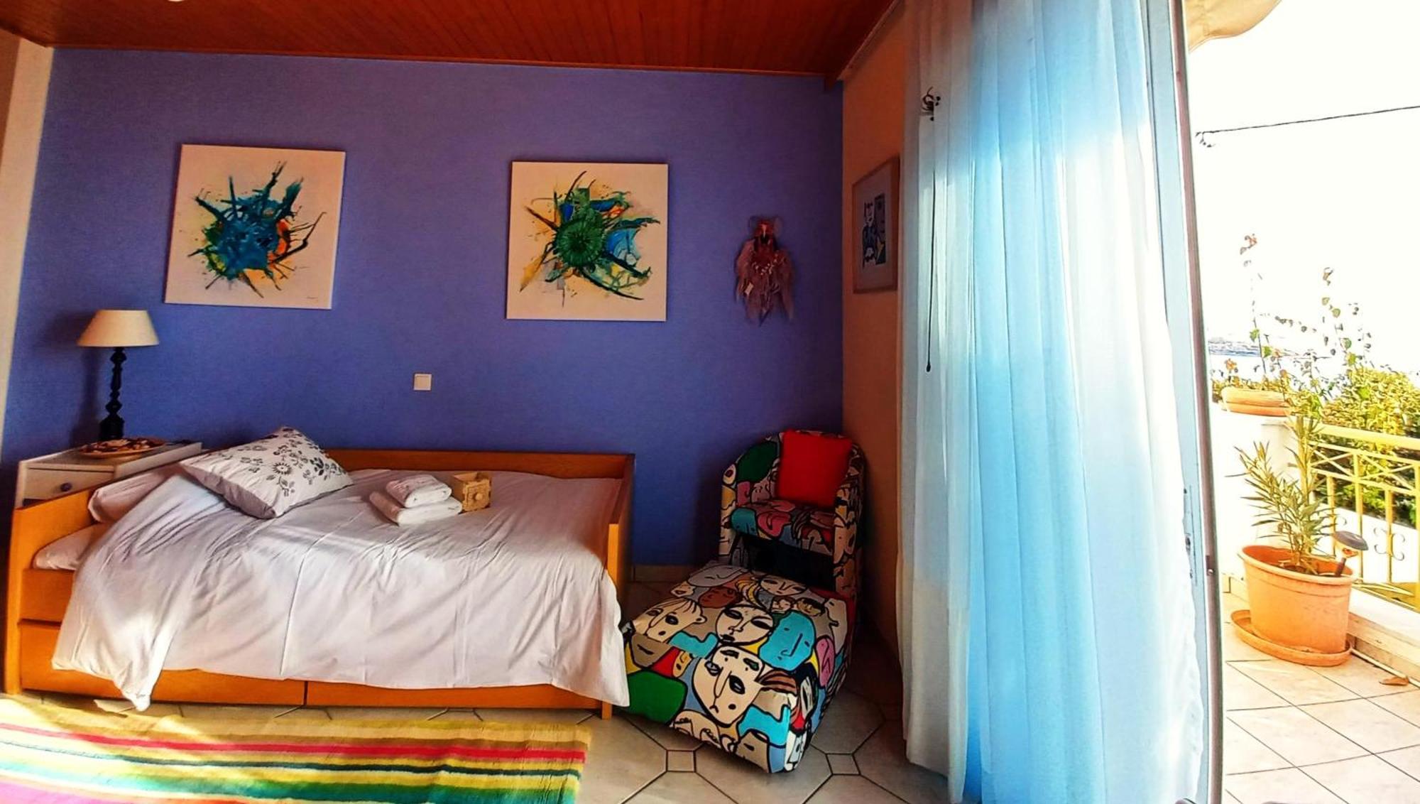 Villa "Eva" - Entire Beachfront Holiday Home - 4S Agia Marina  Bagian luar foto