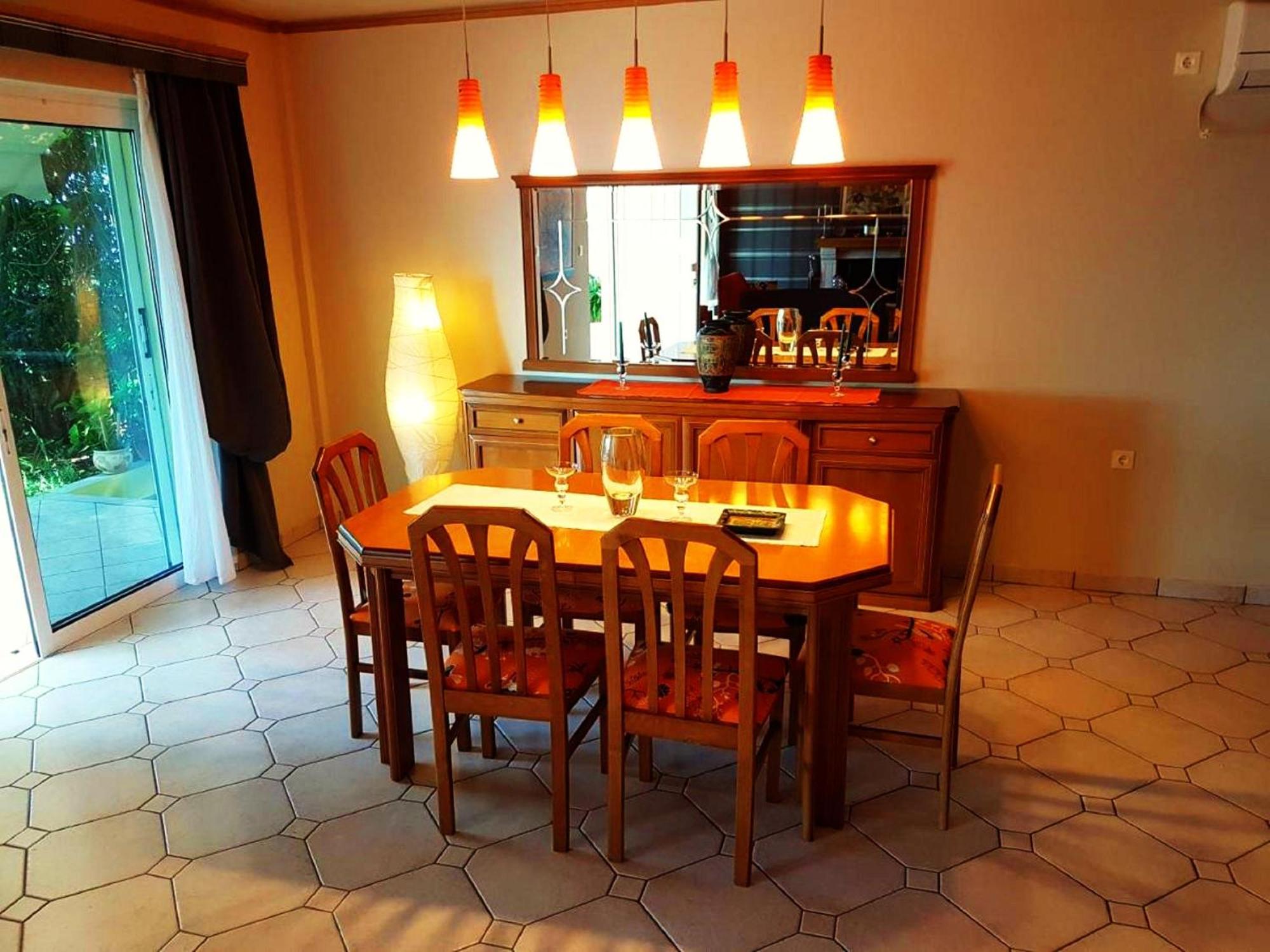 Villa "Eva" - Entire Beachfront Holiday Home - 4S Agia Marina  Bagian luar foto